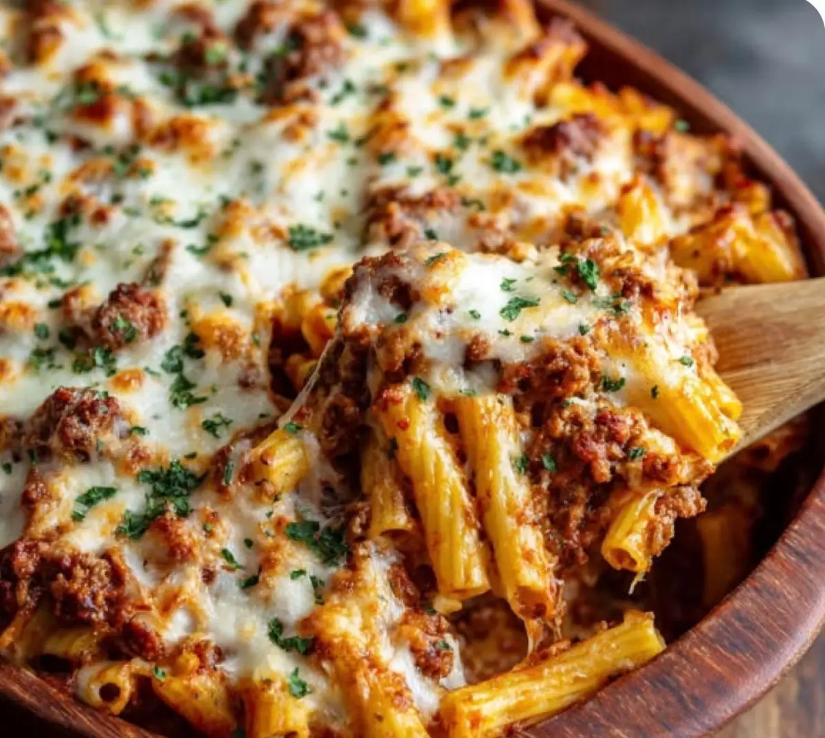 Baked Ziti Pasta, sauce, cheese, repeat. Baked until golden and impossible to resist. Table Ready Meal Prep